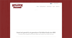 Desktop Screenshot of bullockfarms.com